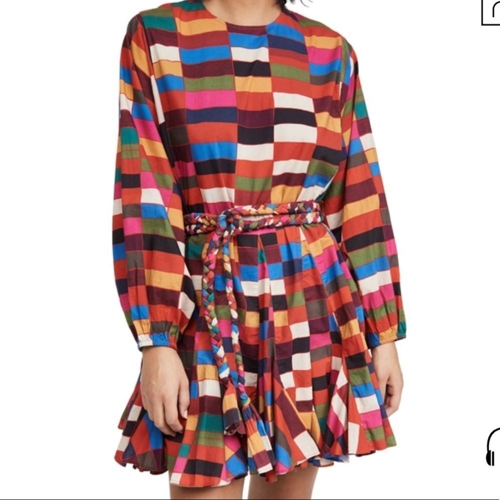Rhode Ella Dress In Brick Size Xs